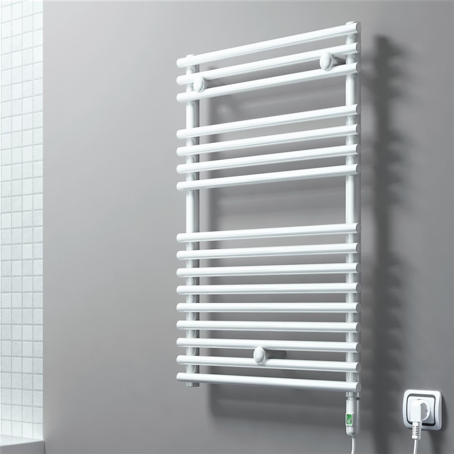 Olib Electric Towel Warmer 300 Watt 500x800 White (On/Off) - 2