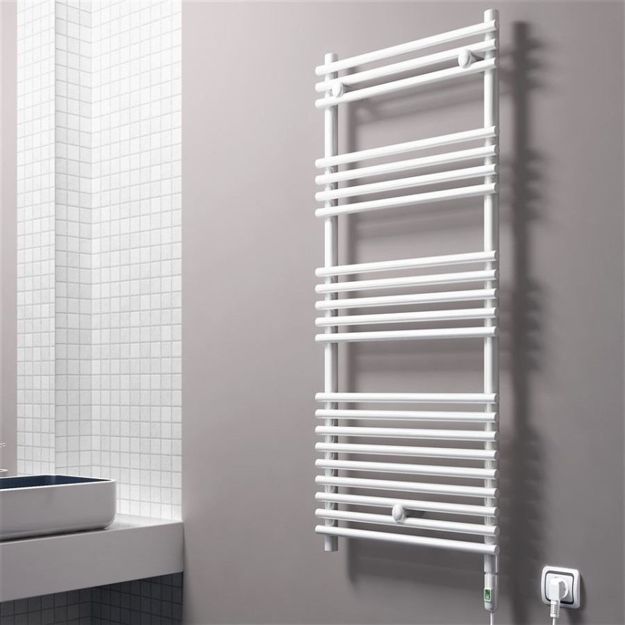 Olib Elektrikli Havlupan 500x1200 Beyaz (On/Off Düğmeli) 600W - 2