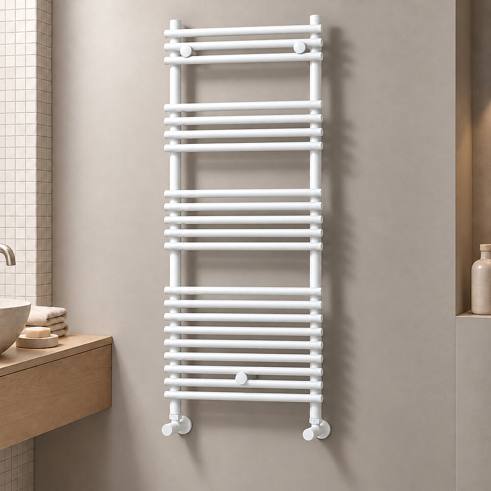 Olib Sèche-serviettes Décoratif 500x1200 Blanc - 1