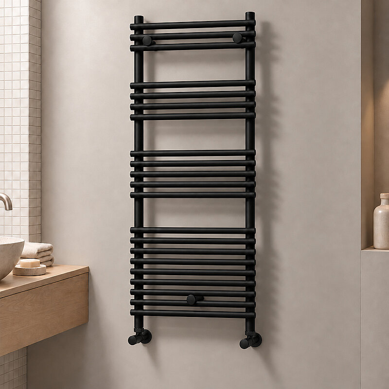 Olib Sèche-serviettes Décoratif 500x1200 Noir