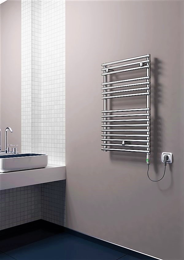 Olib Sèche Serviettes Electrique 300 Watt 500x800 Chrome (On/Off) - 1