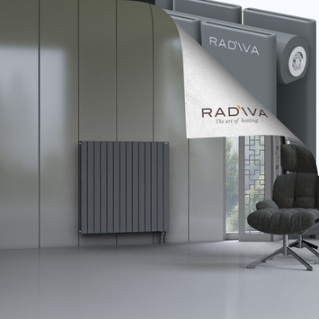 Oti Aluminium Radiator 1000x1032 Anthracite Bottom Right 50mm