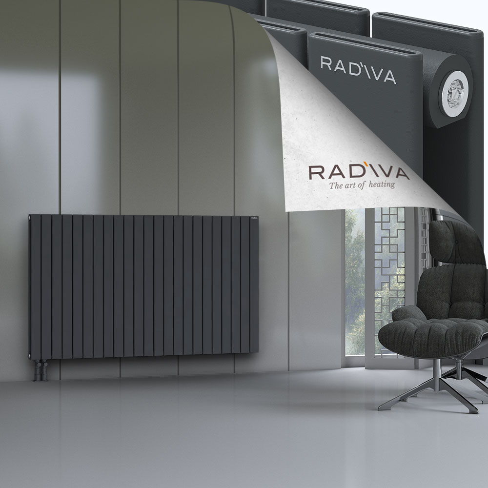 Oti Aluminium Radiator 1000x1698 Dark Anthracite - 4