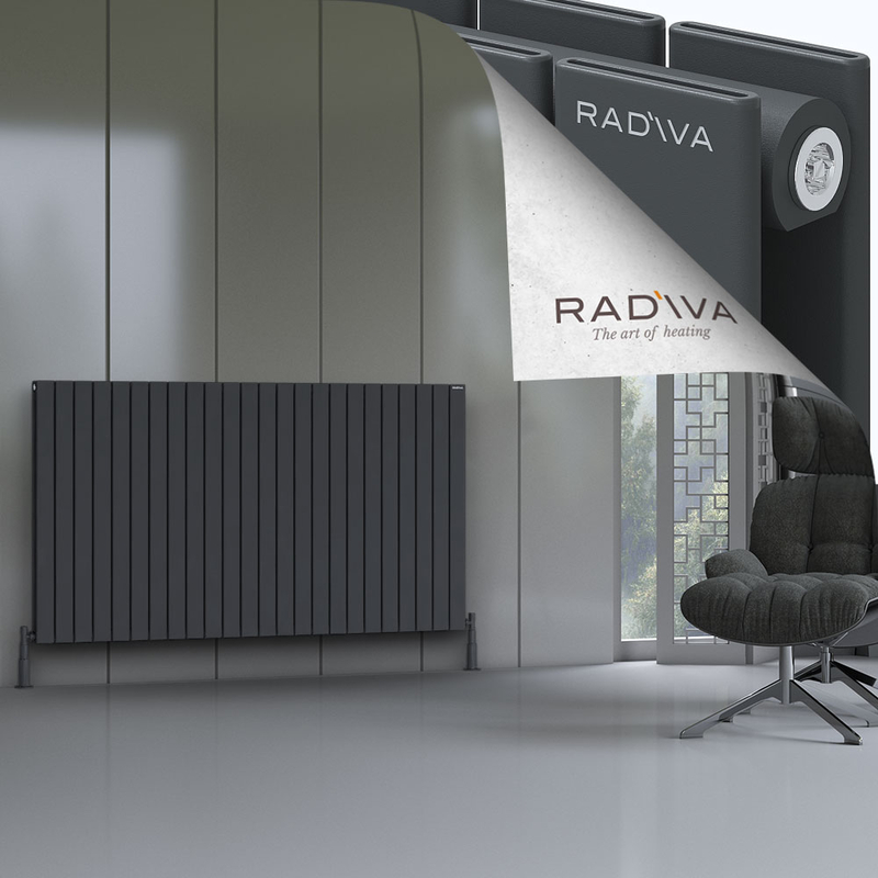 Oti Aluminium Radiator 1000x1772 Dark Anthracite 
