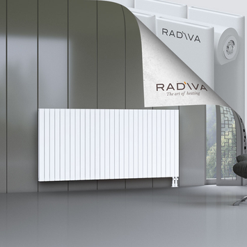 Oti Aluminium Radiator 1000x2142 White Bottom Right 50mm
