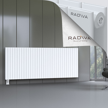 Oti Aluminium Radiator 1000x2512 White Bottom Left 50mm