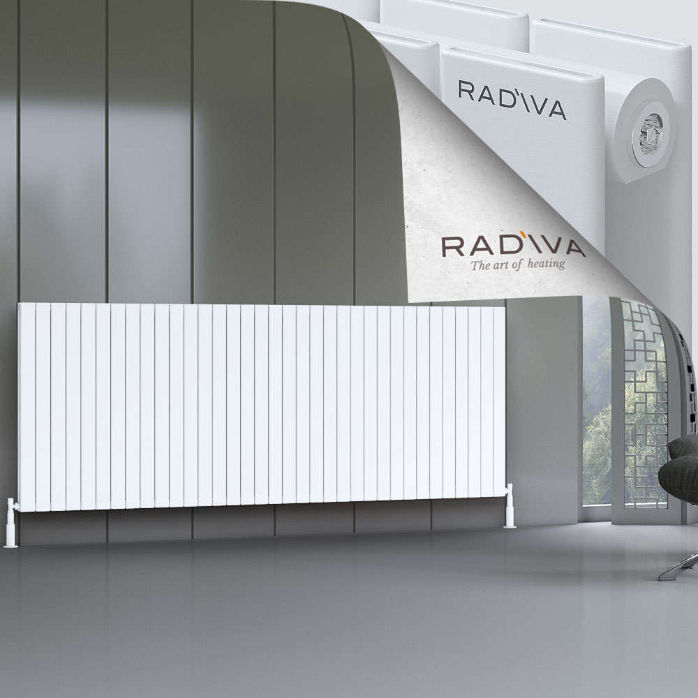 Oti Aluminium Radiator 1000x2586 White - 1