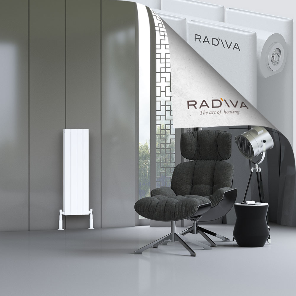 Oti Aluminium Radiator 1000x292 White - 1