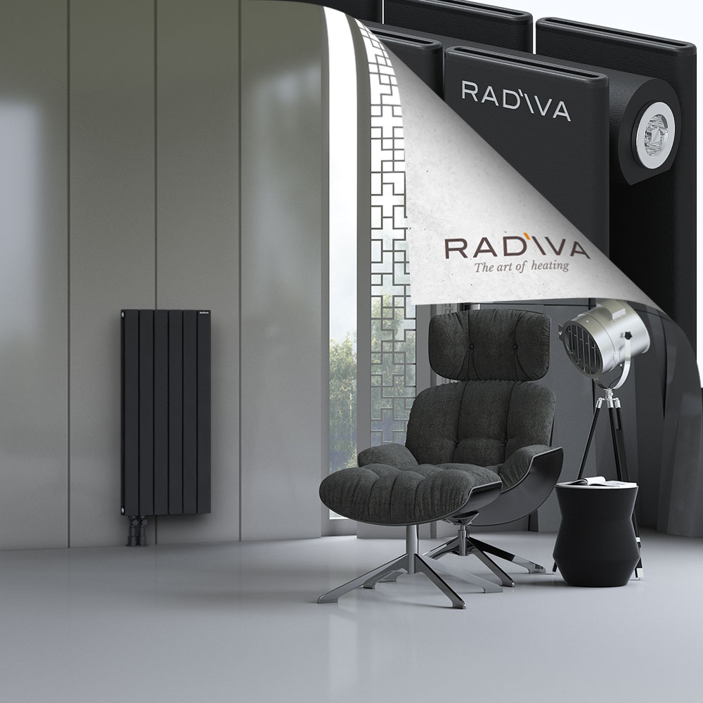 Oti Aluminium Radiator 1000x440 Black - 4