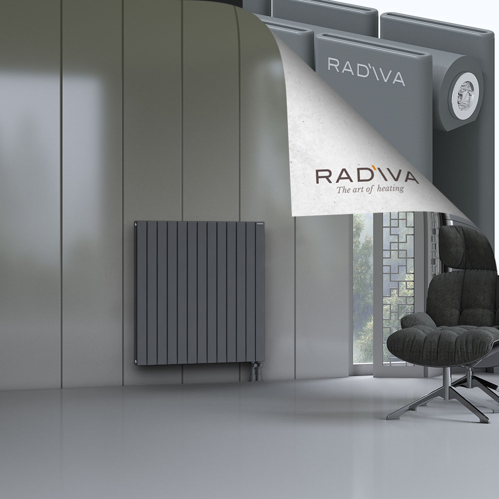 Oti Aluminium Radiator 1000x958 Anthracite - 3