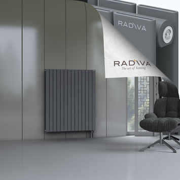 Oti Aluminium Radiator 1200x1032 Anthracite Bottom Right 50mm