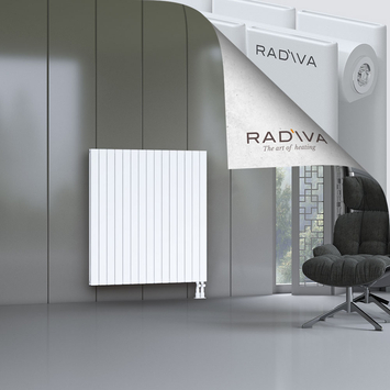 Oti Aluminium Radiator 1200x1106 White Bottom Right 50mm
