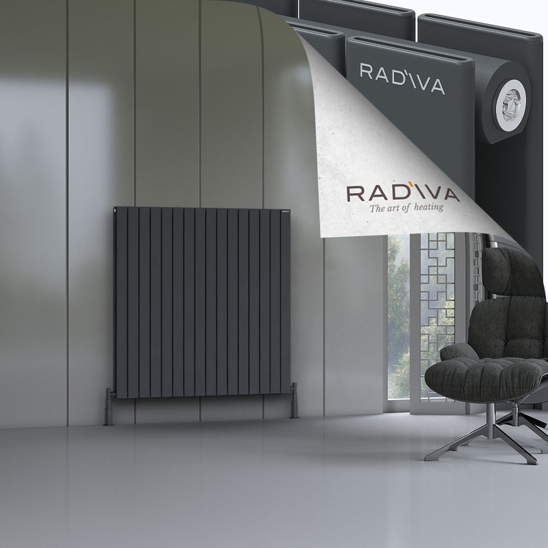 Oti Aluminium Radiator 1200x1180 Dark Anthracite 