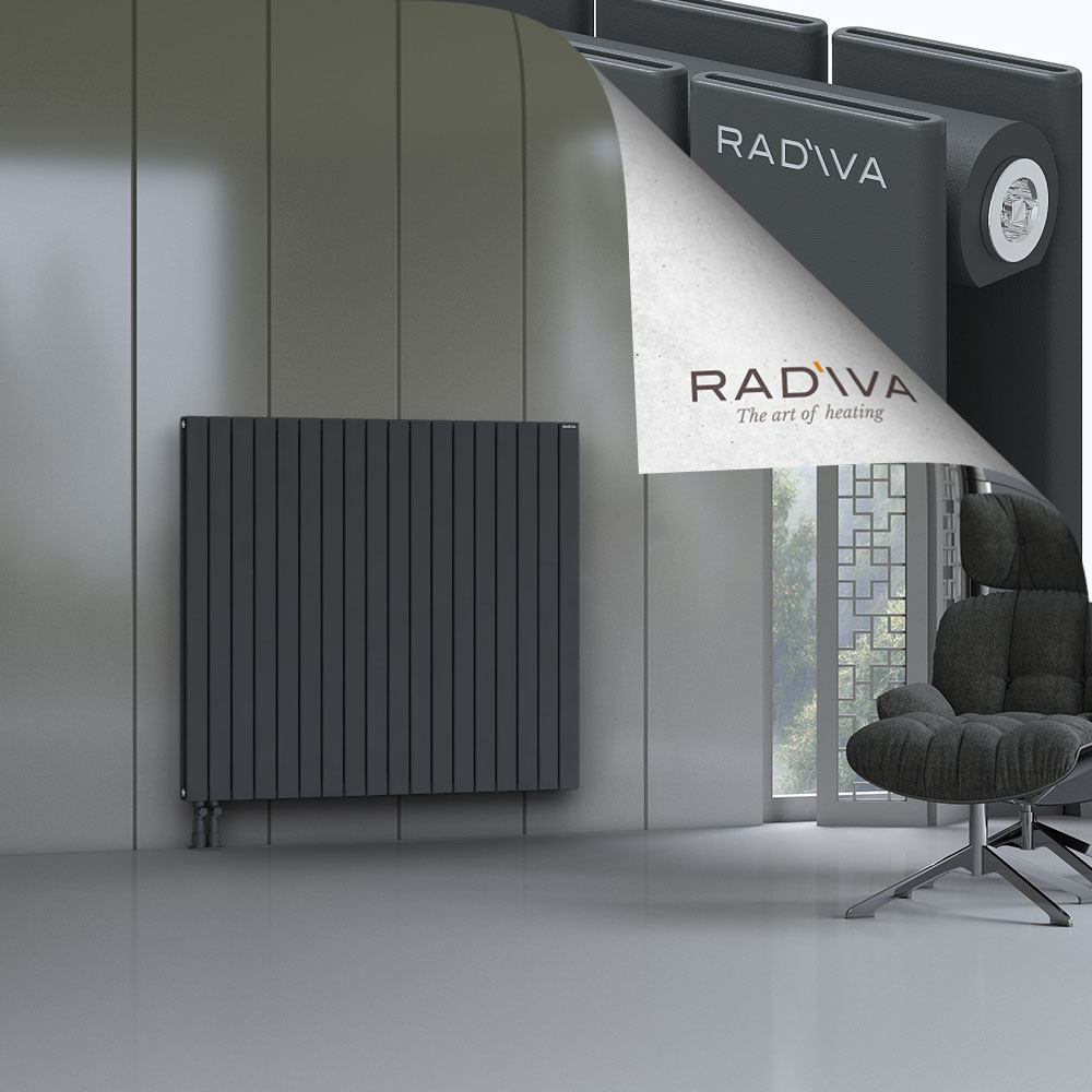 Oti Aluminium Radiator 1200x1328 Dark Anthracite - 4