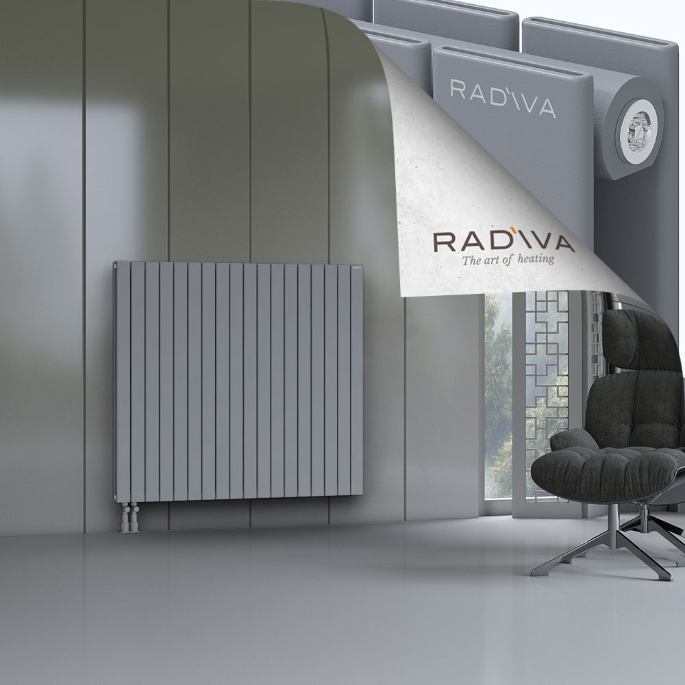 Oti Aluminium Radiator 1200x1328 Grey - 4