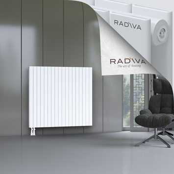 Oti Aluminium Radiator 1200x1328 White Bottom Left 50mm