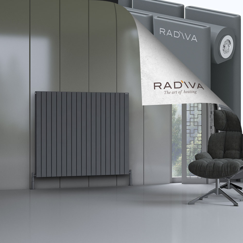 Oti Aluminium Radiator 1200x1402 Anthracite 