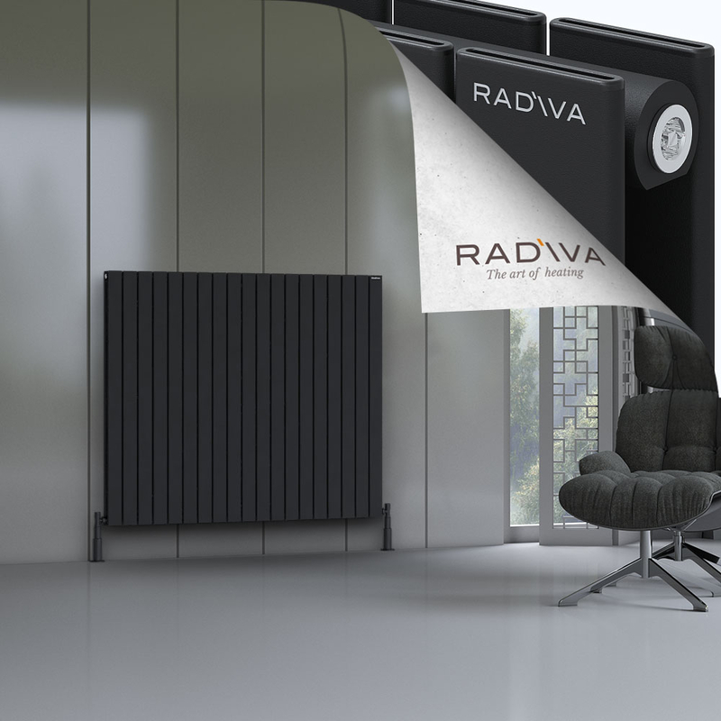 Oti Aluminium Radiator 1200x1402 Black 