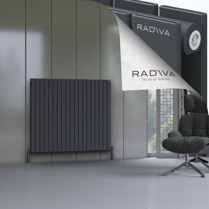 Oti Aluminium Radiator 1200x1402 Dark Anthracite 