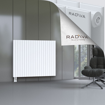 Oti Aluminium Radiator 1200x1476 White Bottom Left 50mm