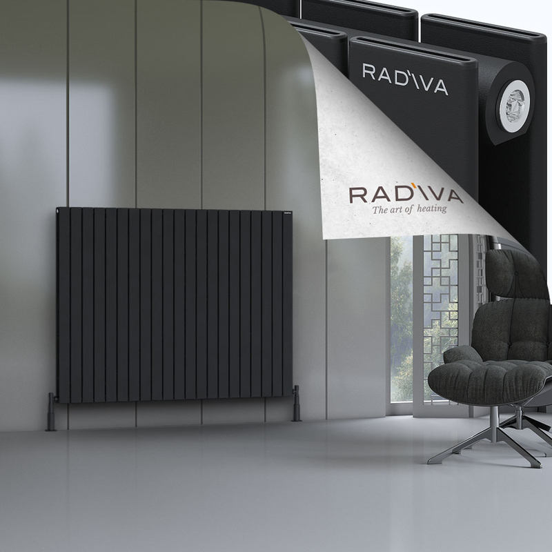 Oti Aluminium Radiator 1200x1550 Black 