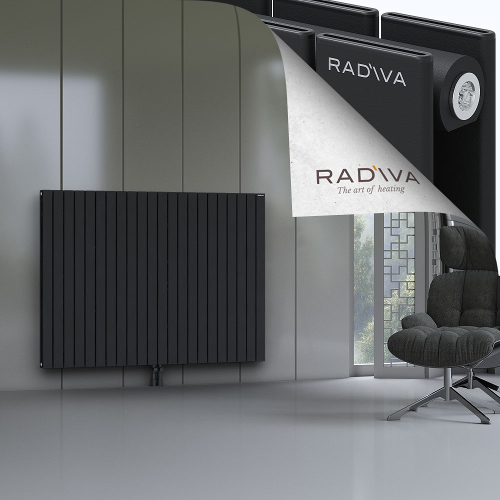 Oti Aluminium Radiator 1200x1624 Black - 2