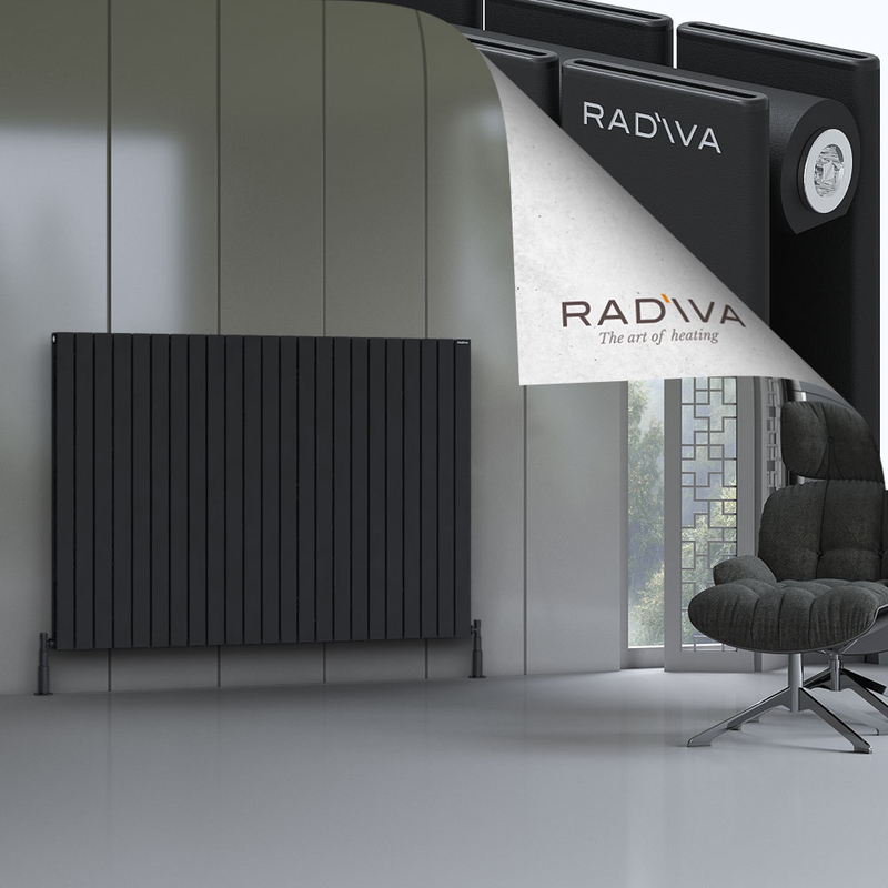 Oti Aluminium Radiator 1200x1698 Black 