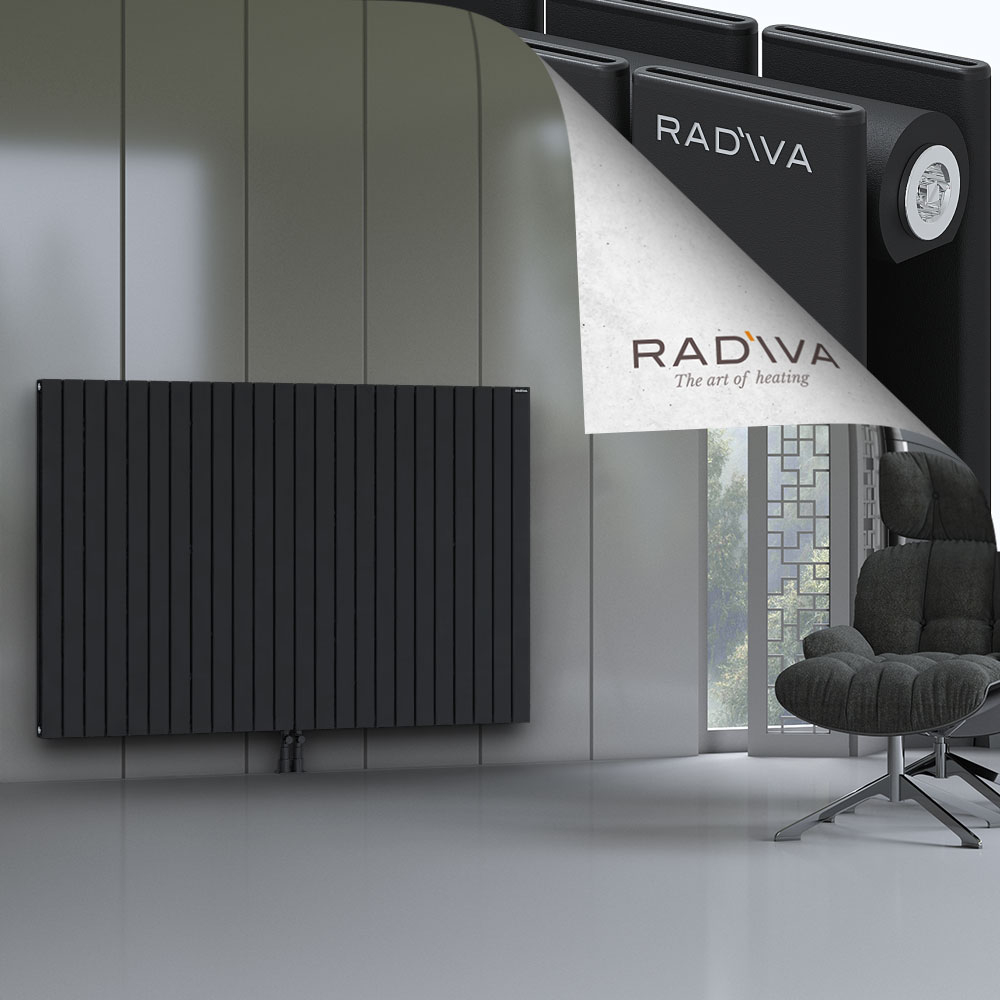 Oti Aluminium Radiator 1200x1772 Black - 2