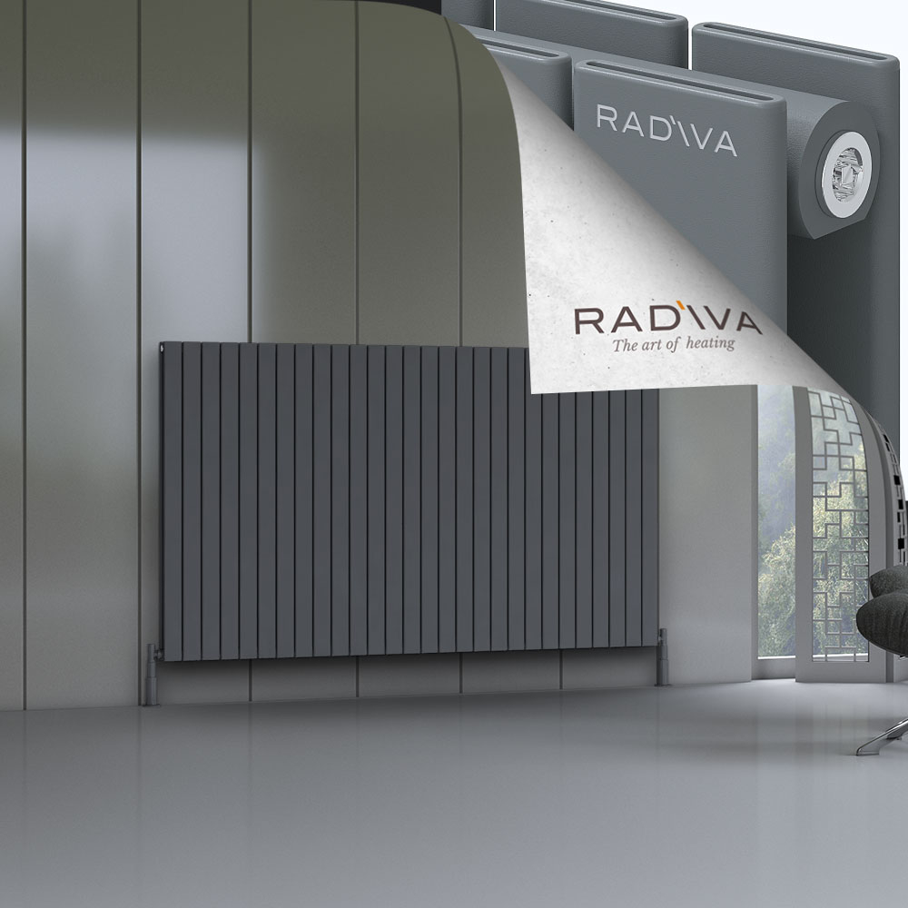 Oti Aluminium Radiator 1200x2068 Anthracite - 1