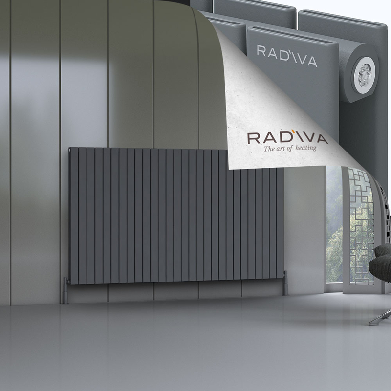 Oti Aluminium Radiator 1200x2068 Anthracite 