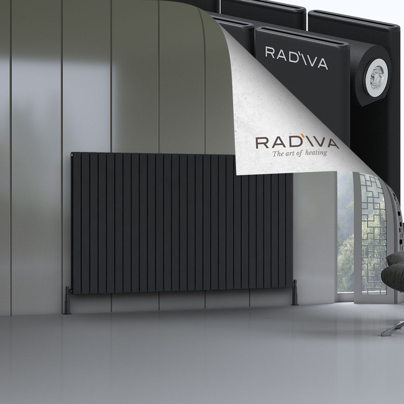 Oti Aluminium Radiator 1200x2068 Black 