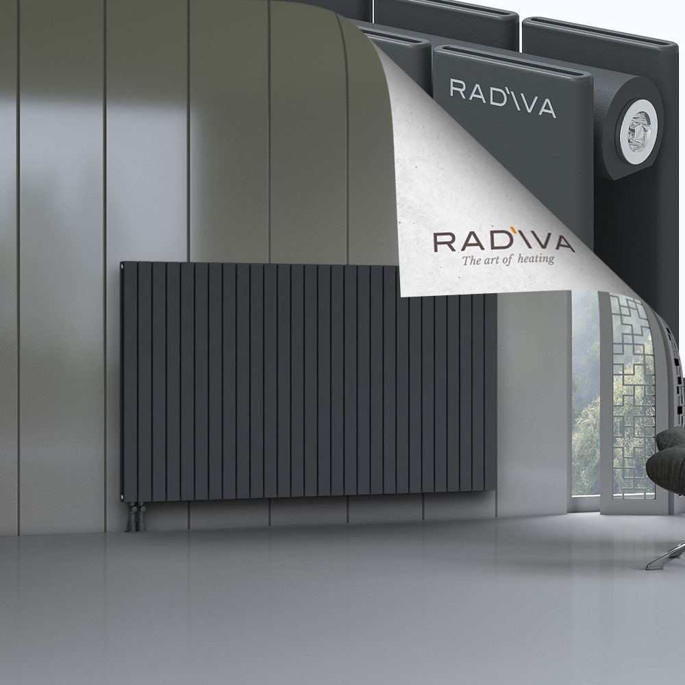 Oti Aluminium Radiator 1200x2068 Dark Anthracite - 4