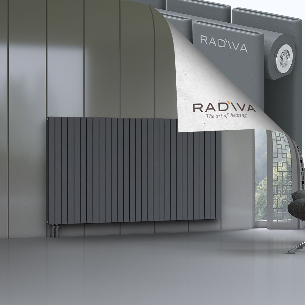 Oti Aluminium Radiator 1200x2142 Anthracite - 4