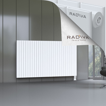 Oti Aluminium Radiator 1200x2142 White Bottom Right 50mm