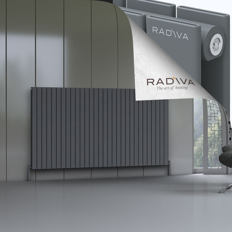 Oti Aluminium Radiator 1200x2216 Anthracite 