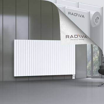 Oti Aluminium Radiator 1200x2216 White Bottom Right 50mm