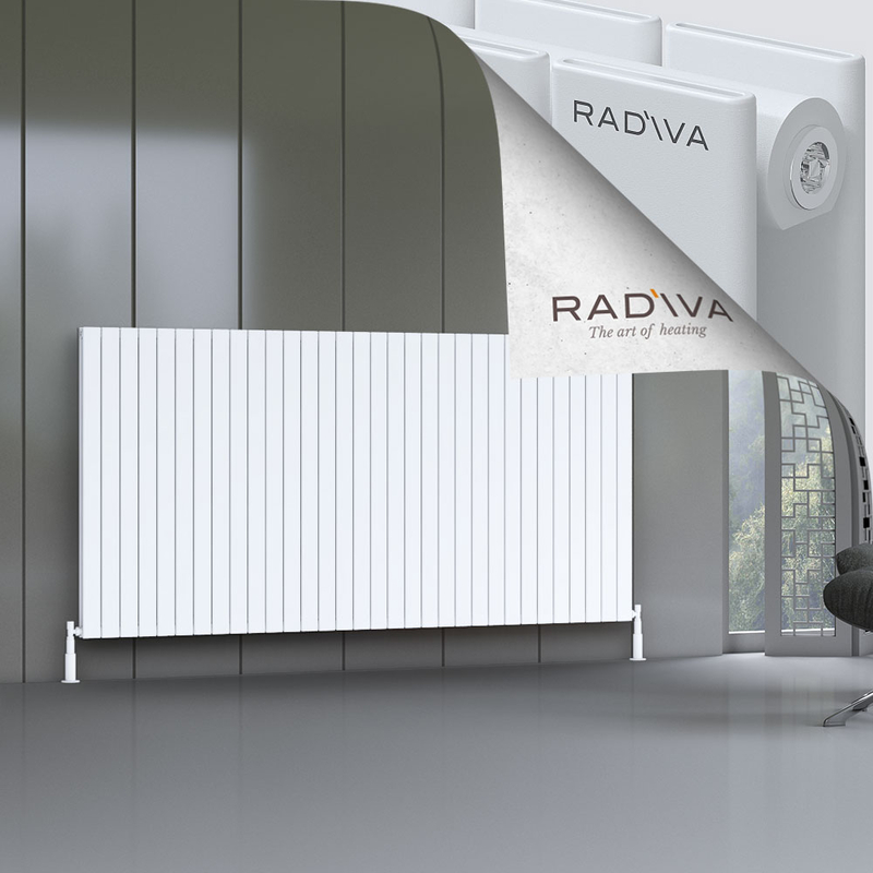 Oti Aluminium Radiator 1200x2364 White 