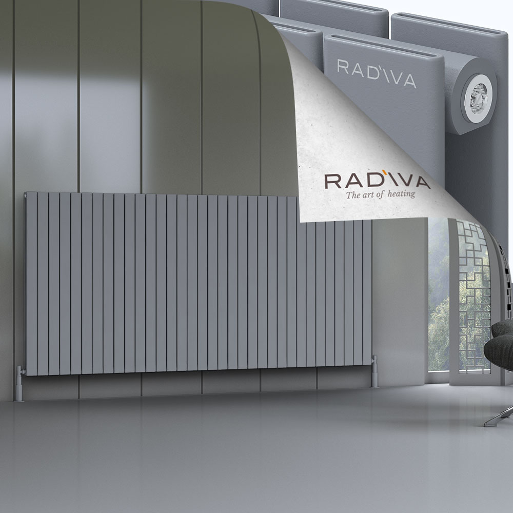 Oti Aluminium Radiator 1200x2512 Grey - 1