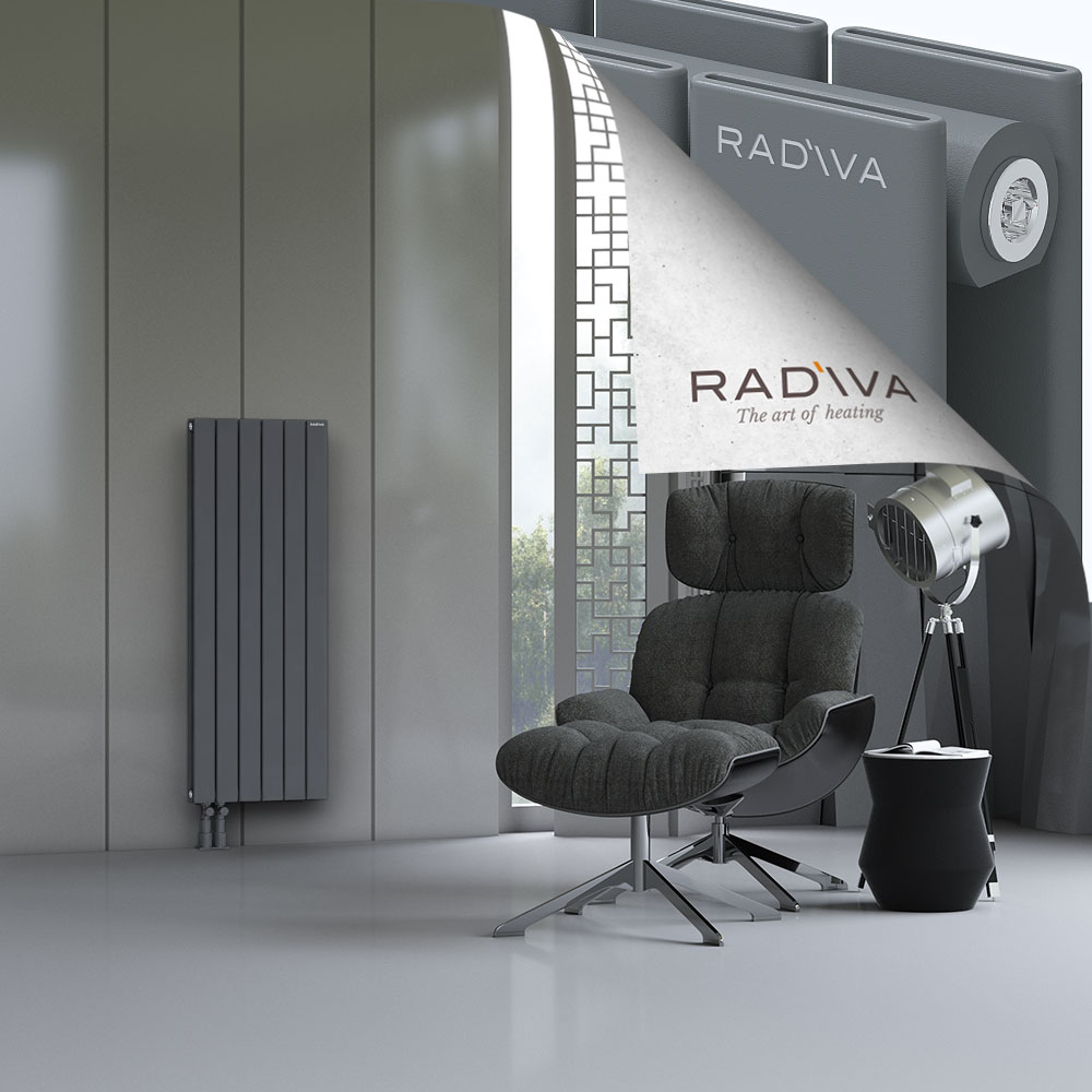 Oti Aluminium Radiator 1200x440 Anthracite - 4