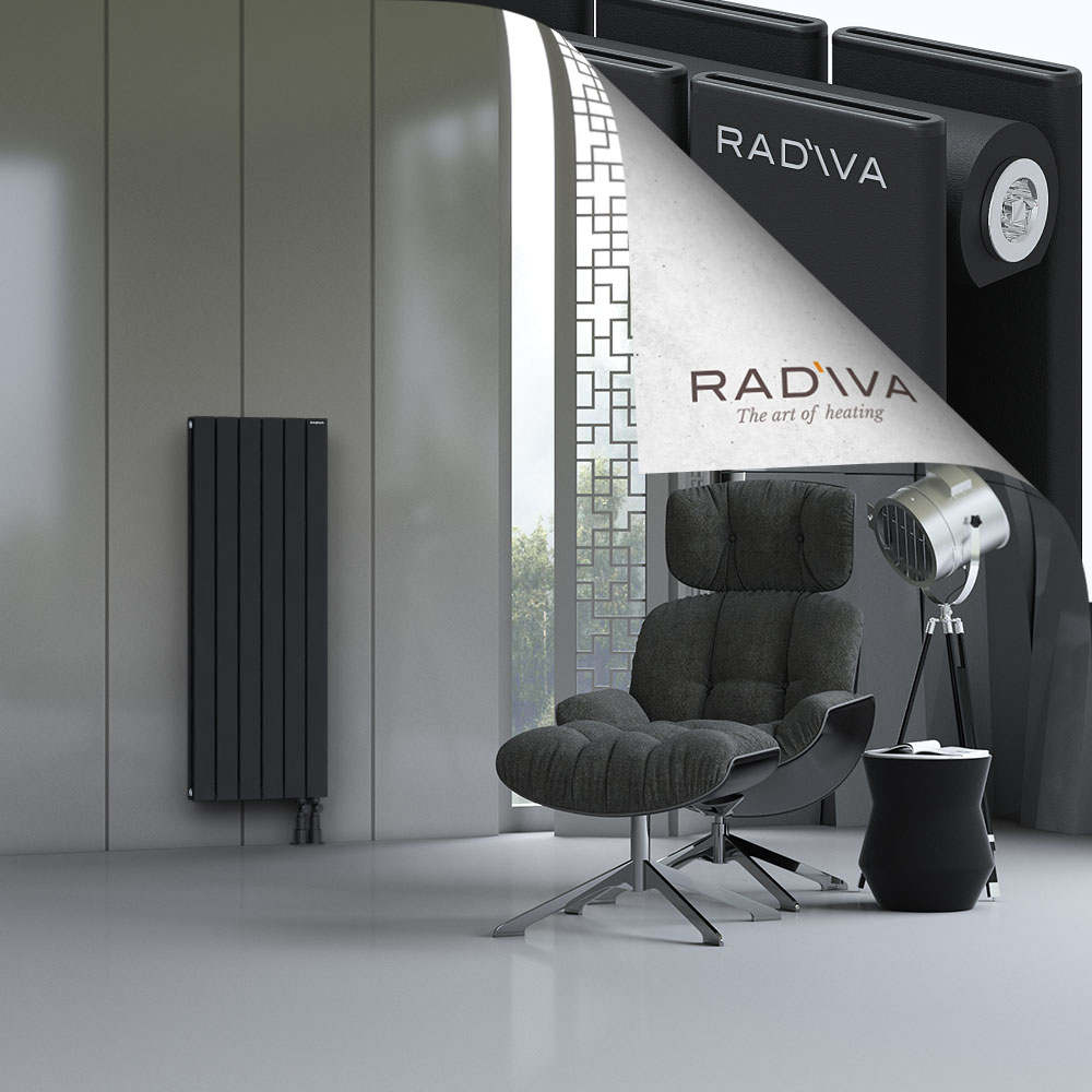 Oti Aluminium Radiator 1200x440 Black - 3