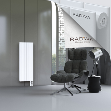 Oti Aluminium Radiator 1200x440 White Bottom Right 50mm