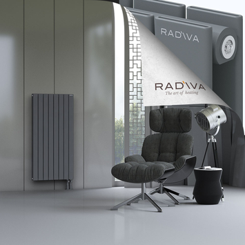 Oti Aluminium Radiator 1200x588 Anthracite Bottom Right 50mm