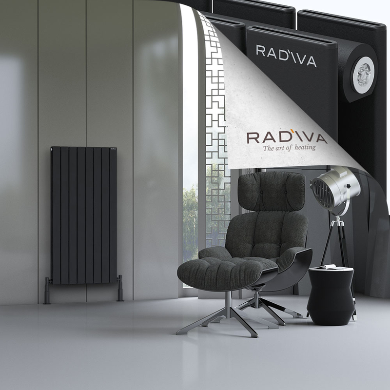 Oti Aluminium Radiator 1200x588 Black 