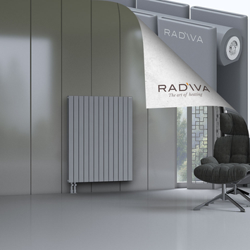 Oti Aluminium Radiator 1200x958 Grey Bottom Left 50mm