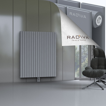 Oti Aluminium Radiator 1500x1254 Grey Bottom Middle 50mm