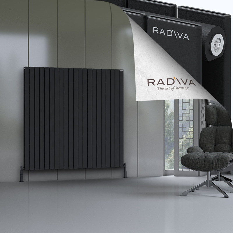 Oti Aluminium Radiator 1500x1550 Black 