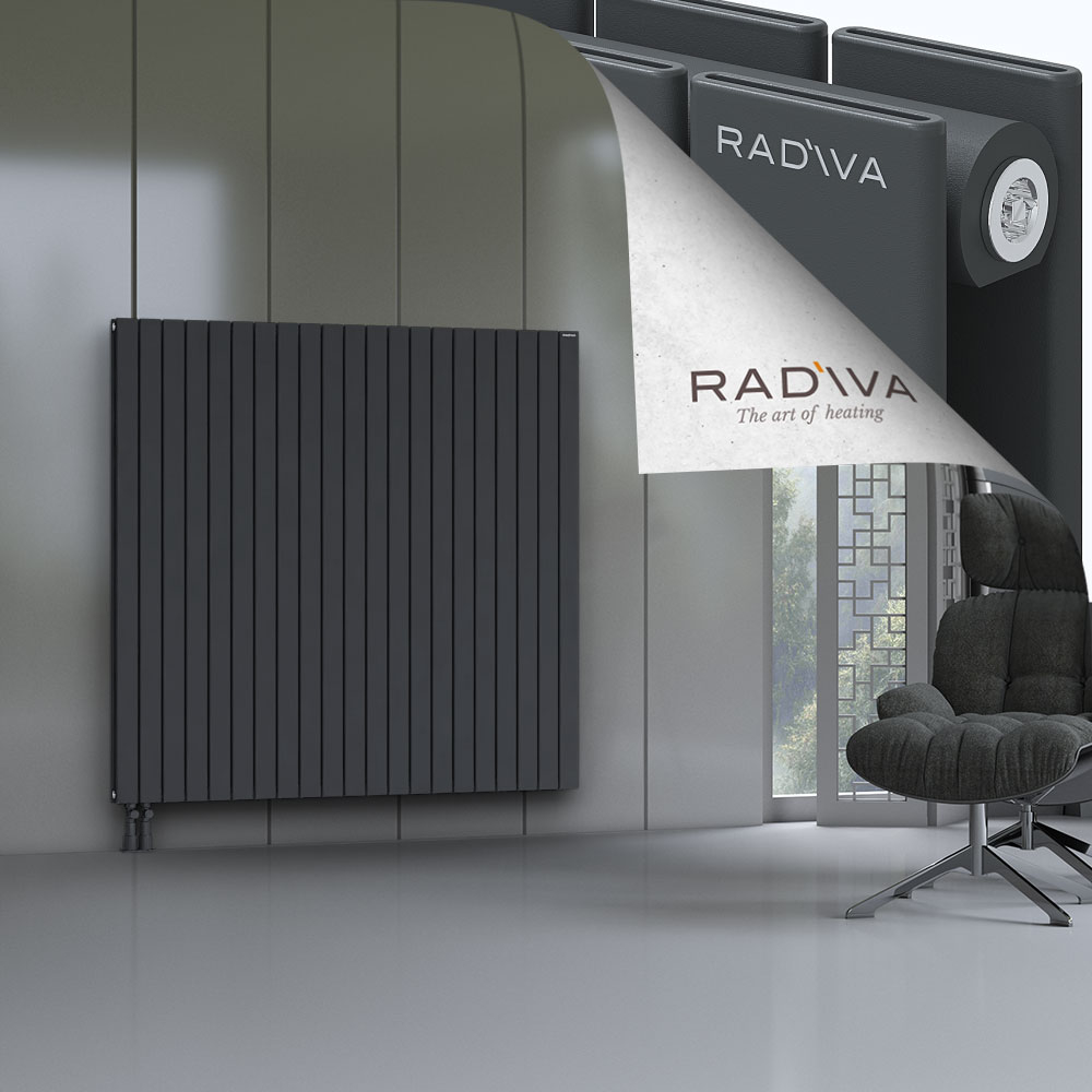 Oti Aluminium Radiator 1500x1550 Dark Anthracite - 4