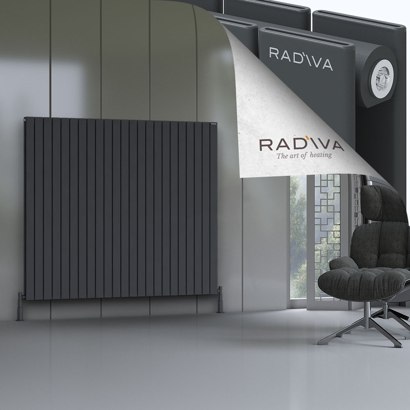 Oti Aluminium Radiator 1500x1698 Dark Anthracite 