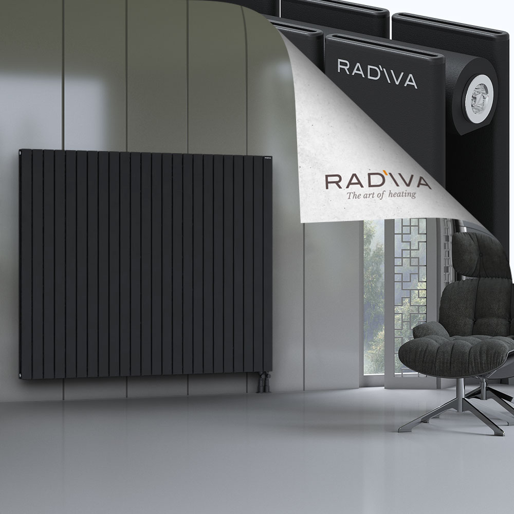 Oti Aluminium Radiator 1500x1772 Black - 3