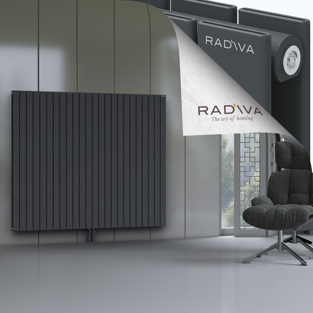 Oti Aluminium Radiator 1500x1772 Dark Anthracite - 2